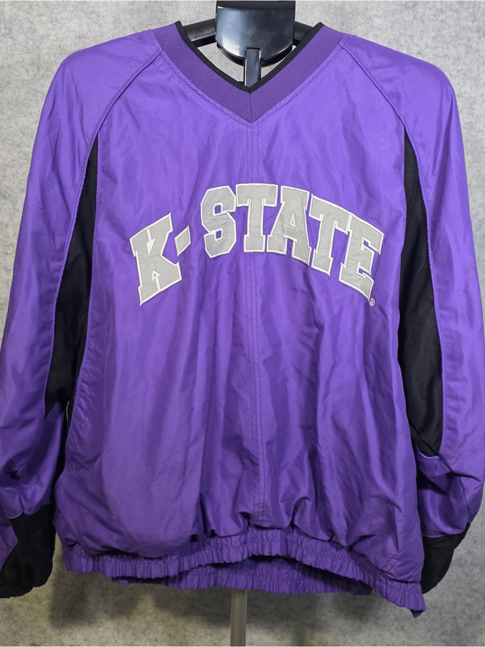 K-STATE Unisex Purple Crewneck Pullover Sweater Size XL